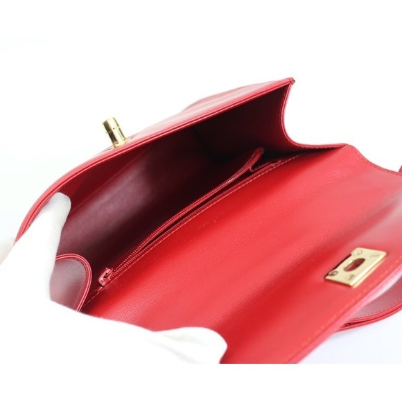 Louis Vuitton Calf Spartan Opera Shoulder Bag Red - Picture 10 of 10